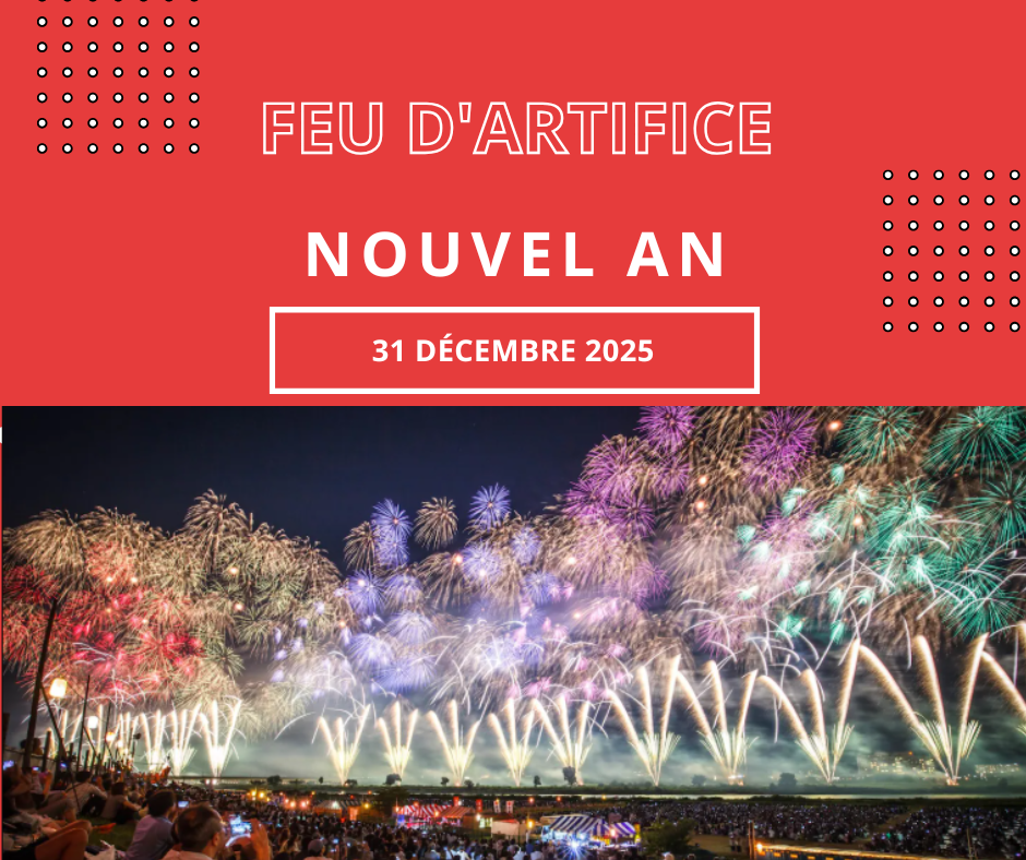 Les plus beaux feux d’artifice du Nouvel An 2026 en France